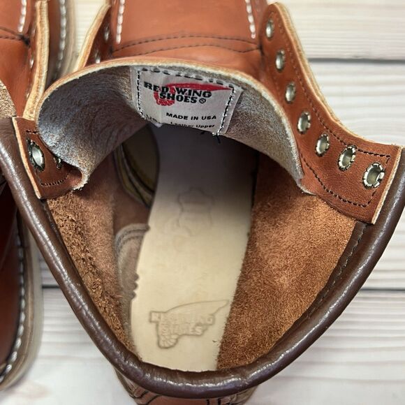 Red Wing Heritage 8875 Irish Setter Mens 4E Moc-Toe Work Boot 6" Oro Russet USA - Picture 16 of 16